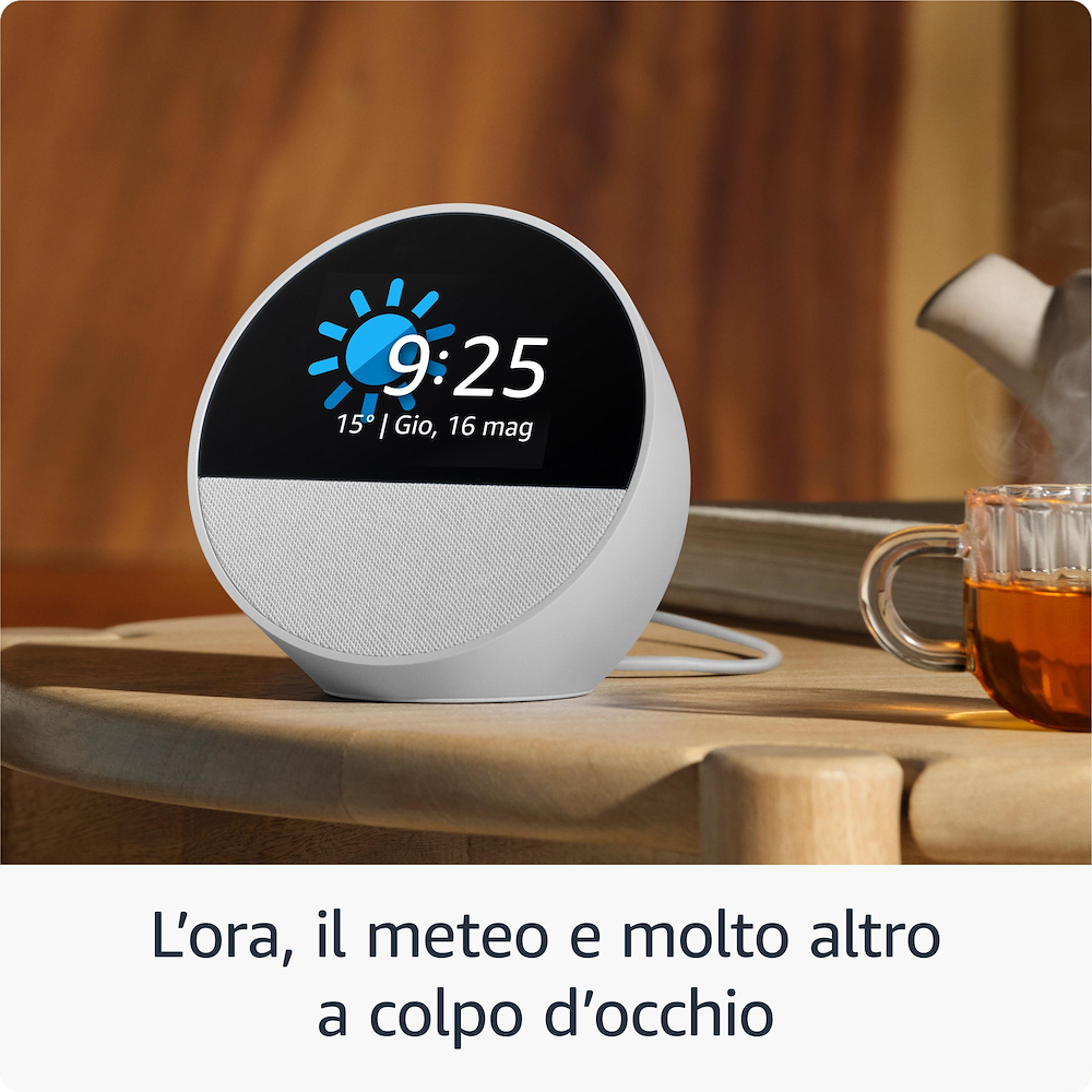 ECHO ECHOSPOT2024BLUE - Amazon Echo Spot Smart-Alarmuhr Blau ECHO ECHOSPOT2024BLUE - Amazon Echo Spot Smart-Alarmuhr Blau