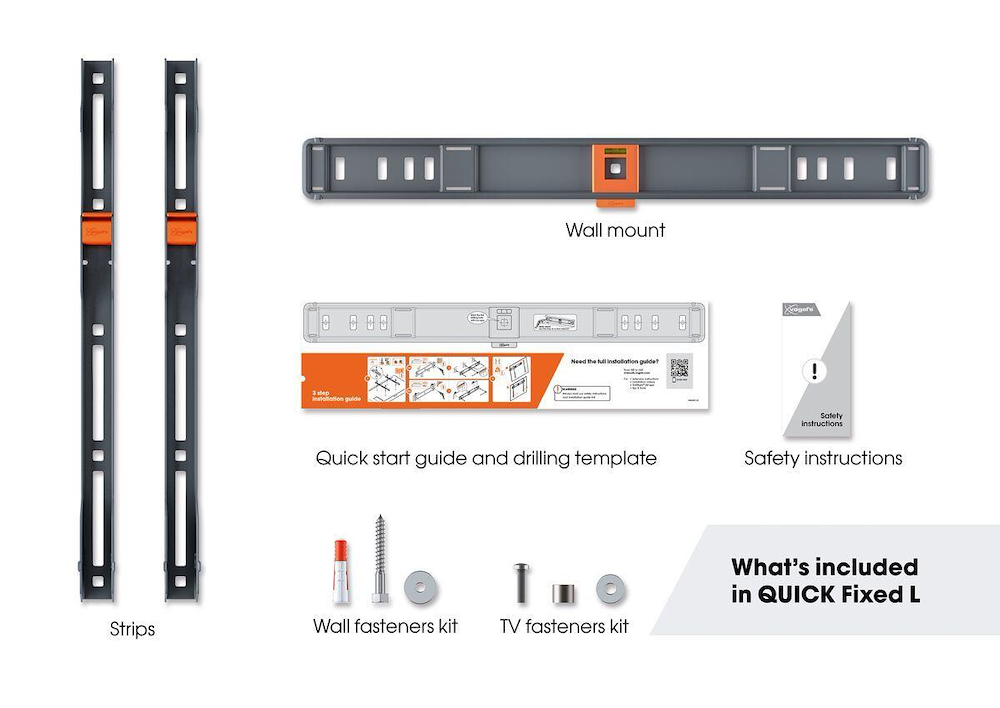 VOGEL'S TVM 1603 - Staffa TV Fissa Fino 100"