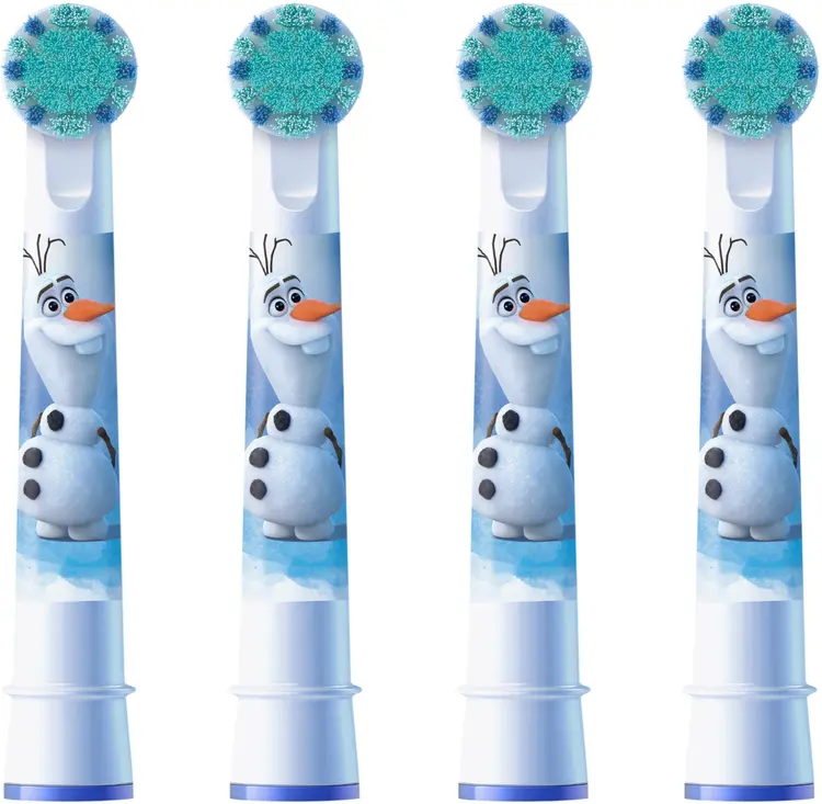 ORAL-B AA39986 - Testine di Ricambio BRAUN Oral-B Frozen II (Confezione da 4) per Bambini