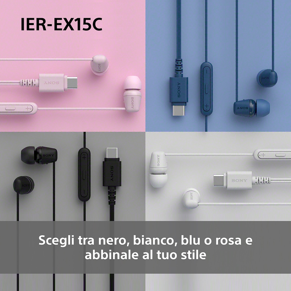 SONY IEREX15CB - In-Ear Kopfhörer USB-C Schwarz