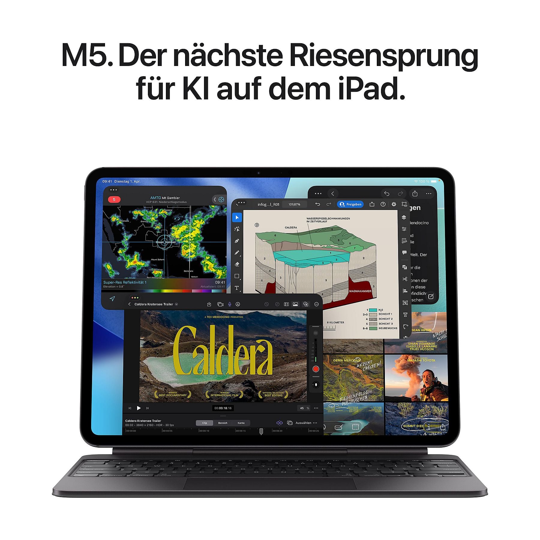Apple MDYJ4TY/A - iPad Pro 13" Wi‑Fi 256GB Schwarz
