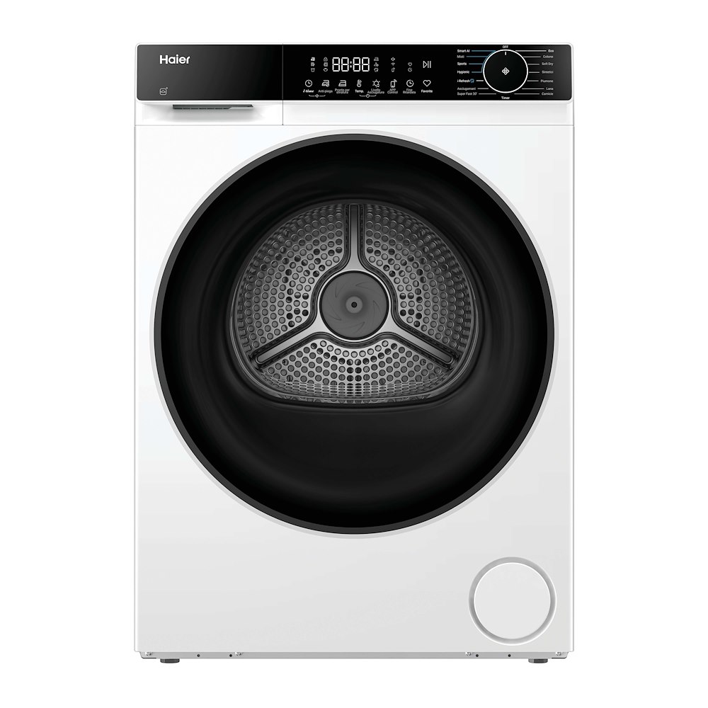HAIER HD80-D357TU1-IT - Asciugatrice Slim 8kg
