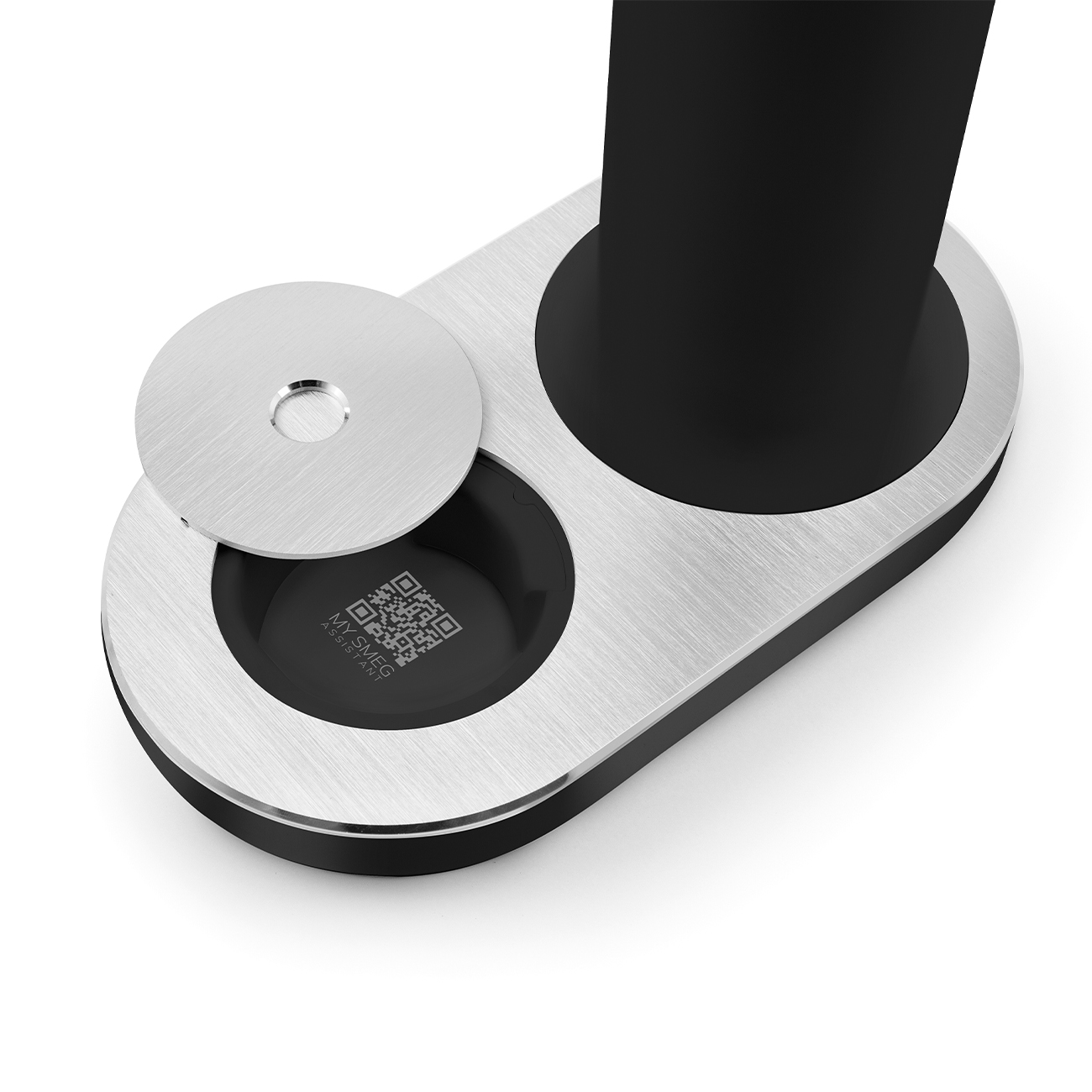 SMEG SKC01BLM - Gasatore d’acqua nero opaco