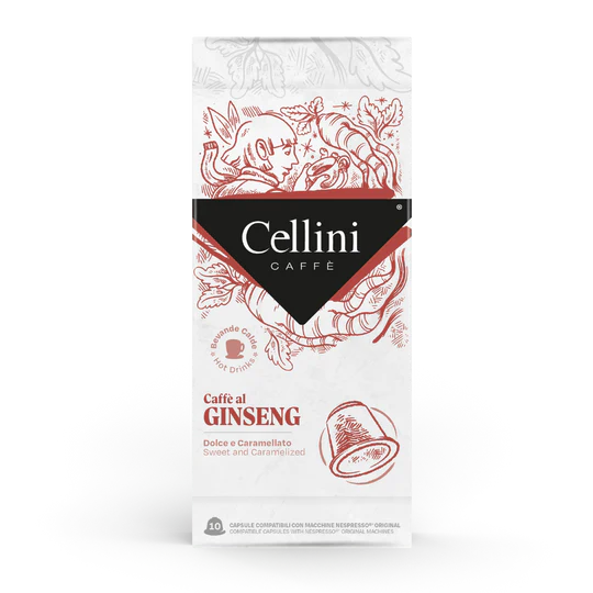 CELLINI 8106310 - Ginseng Kaffeekapseln für Nespresso