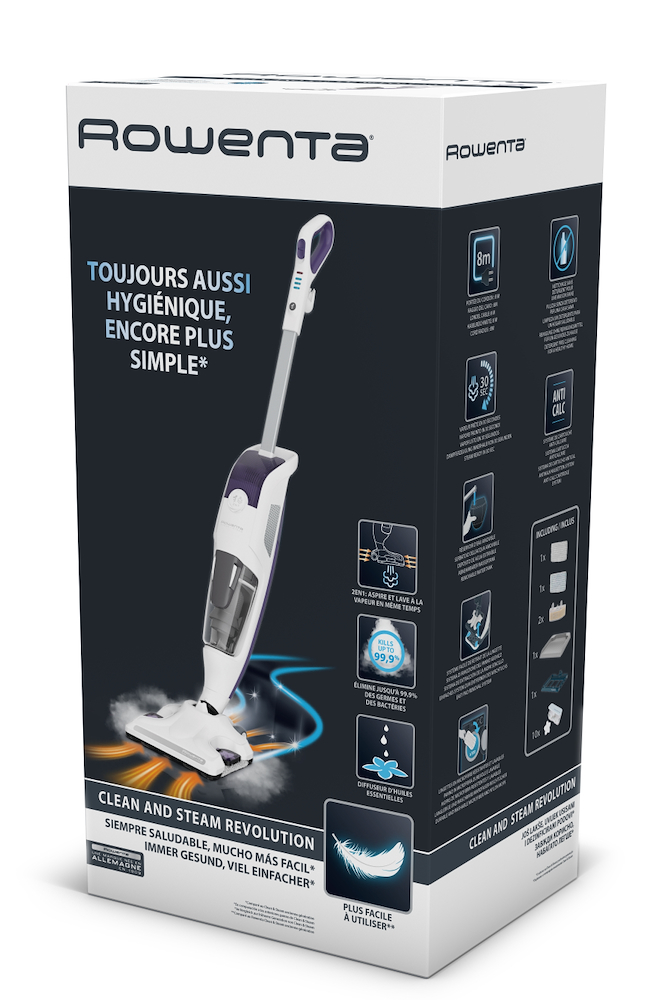 ROWENTA RY7731 - Dampfstaubsauger Clean & Steam Revolution