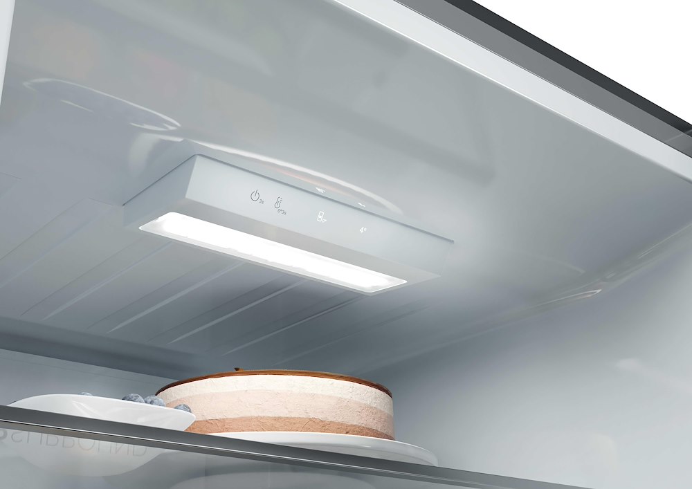 HAIER HTR3620CNMG - Frigorifero Combi Argento 414L