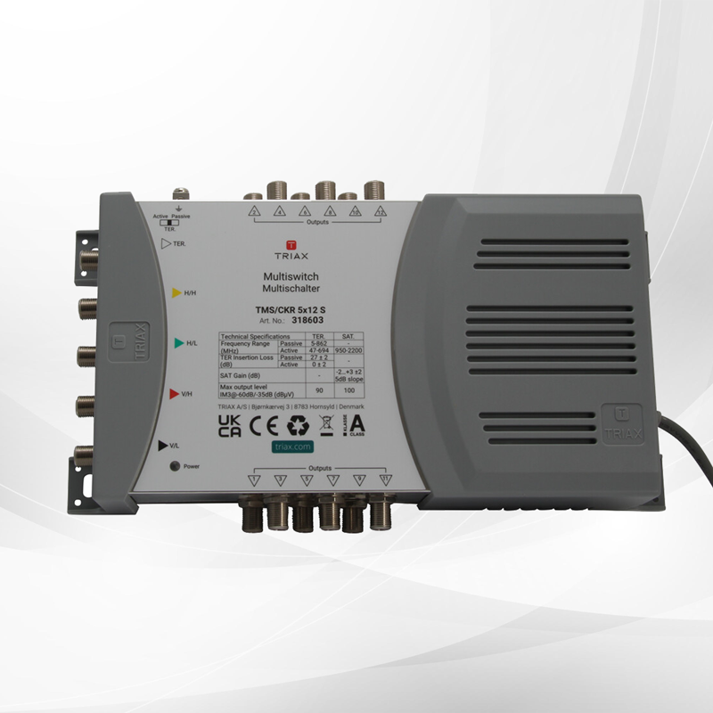 TRIAX TMS/CKR 5x12 S - TMS/CKR 5x12 S Multiswitch