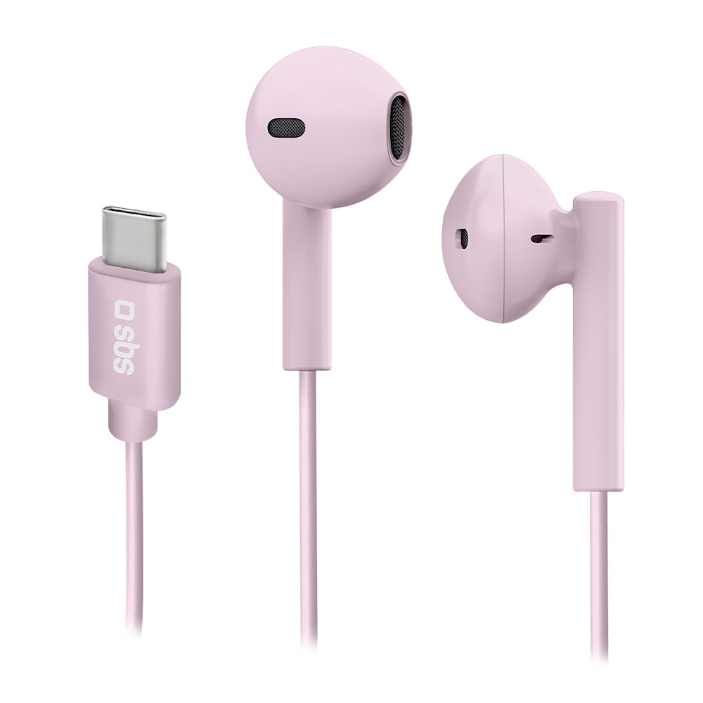 SBS TEEARTYCMIX65P - Auricolari In-Ear Rosa USB-C