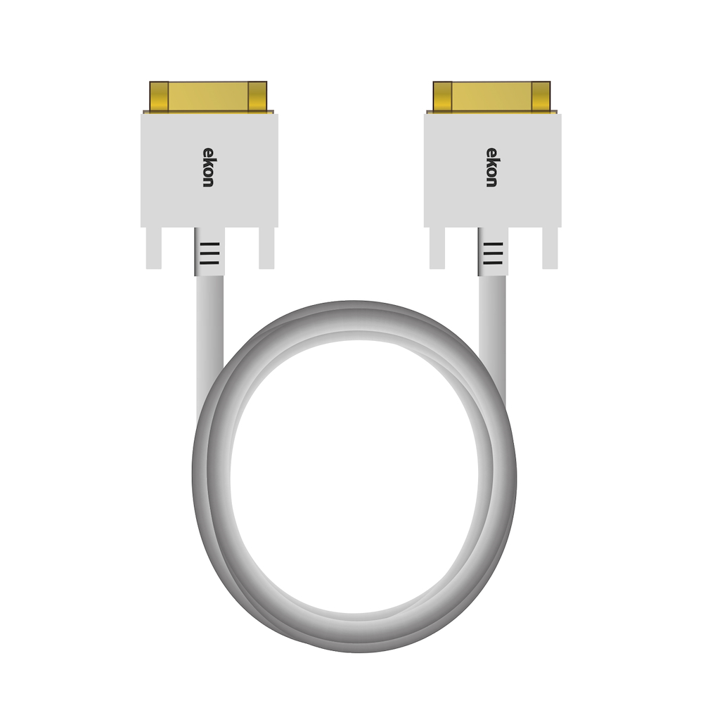 EKON ECITDVI18MMW - DVI Kabel mit Ferrite 1,8 Meter