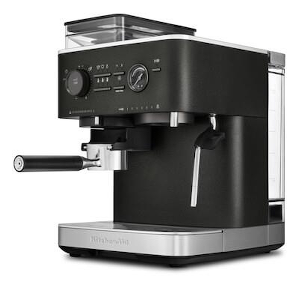 KITCHENAID 5KES6551EBK - Schwarze halbautomatische Espressomaschine