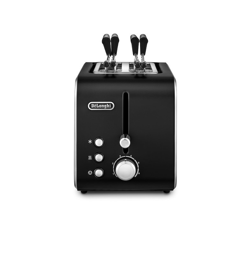 DE LONGHI CTX2203BK - De'Longhi CTX 2203.BK Tostapane a 2 fette