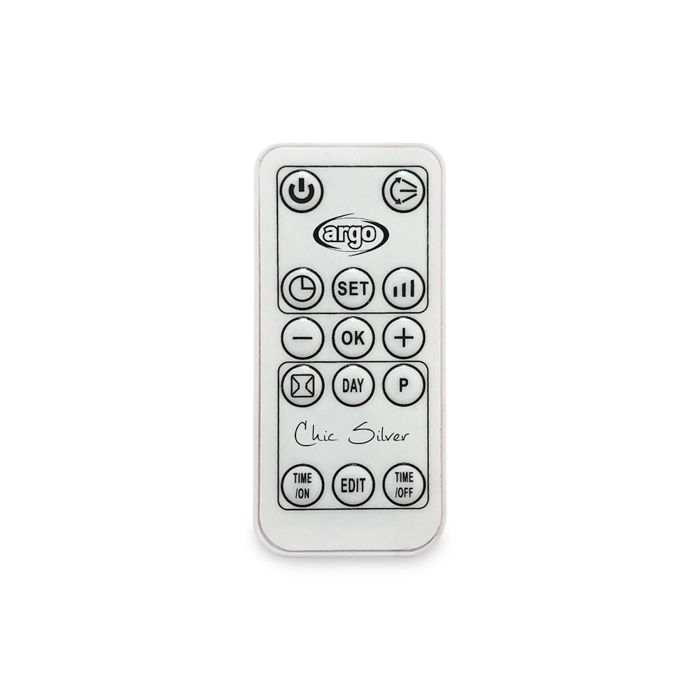 ARGO CHICSILVER - Keramischer Heizlüfter Argo Chic Silver