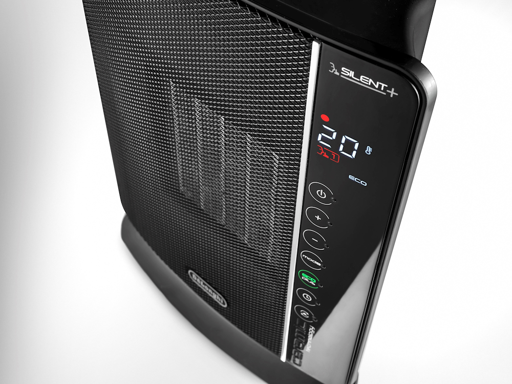 DE LONGHI DCH7993ERBC - De'Longhi Silent+ 2400W Heizlüfter