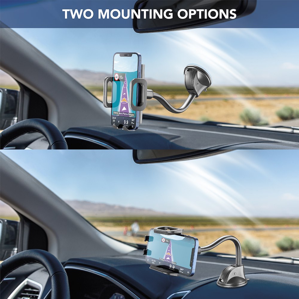 CELLULAR LINE BIGCRABDUALFIX - Supporto Auto Universale