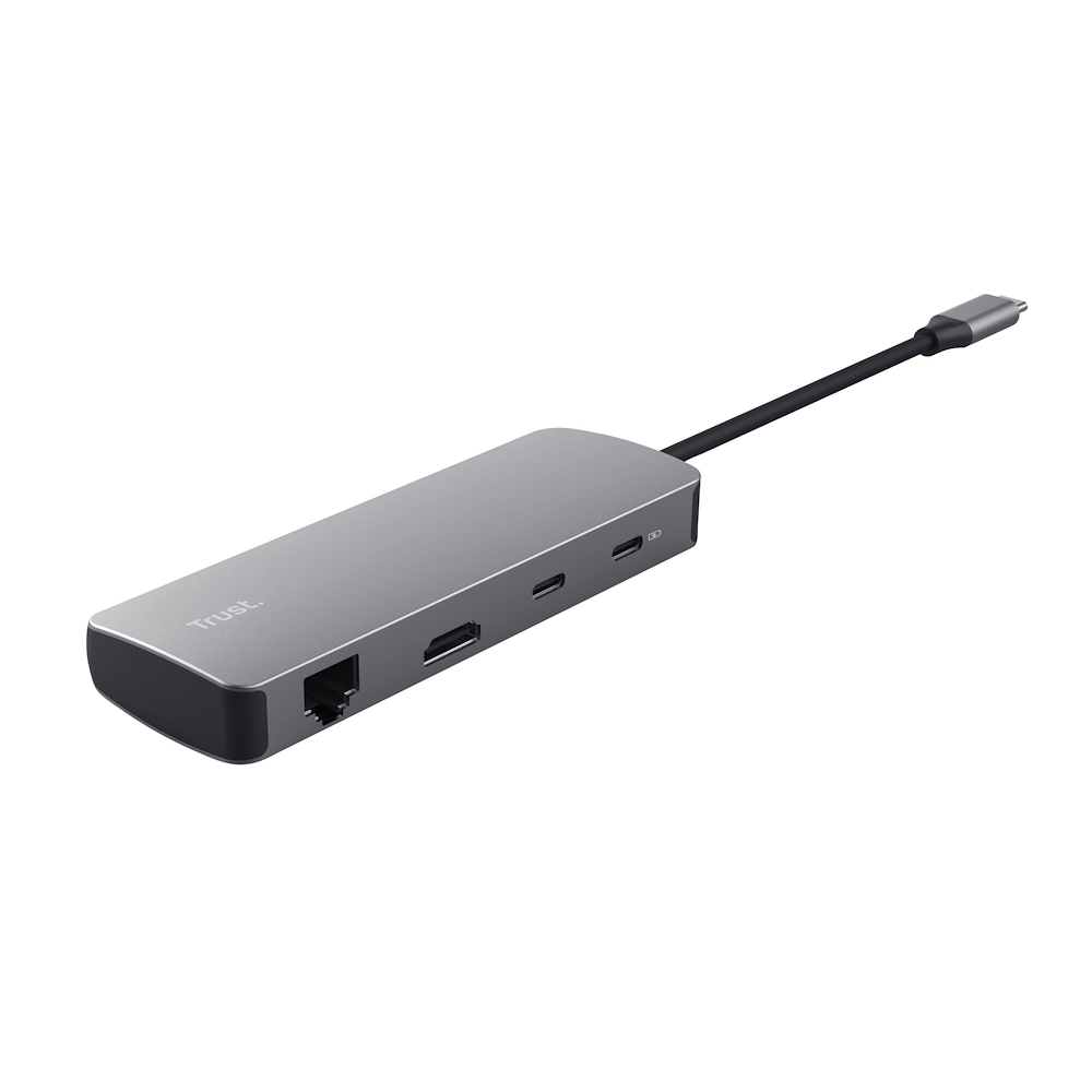 TRUST 25672 - Adattatore Multiporta USB-C 8-in-1