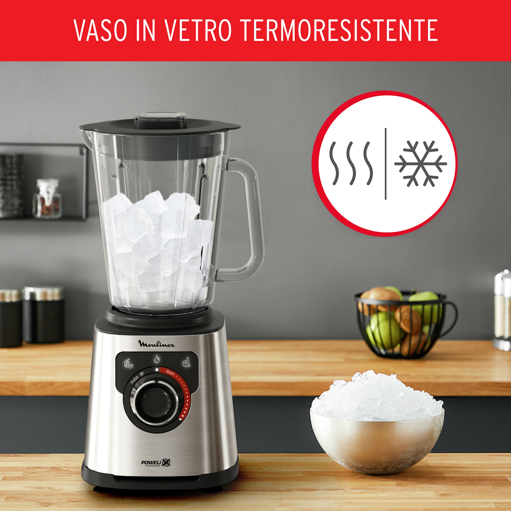 MOULINEX LM871D - Frullatore Moulinex 1200W PerfectMix