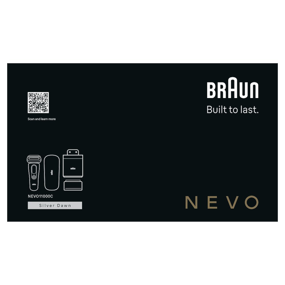 BRAUN NEVO11000C - Rasoio Elettrico Argento