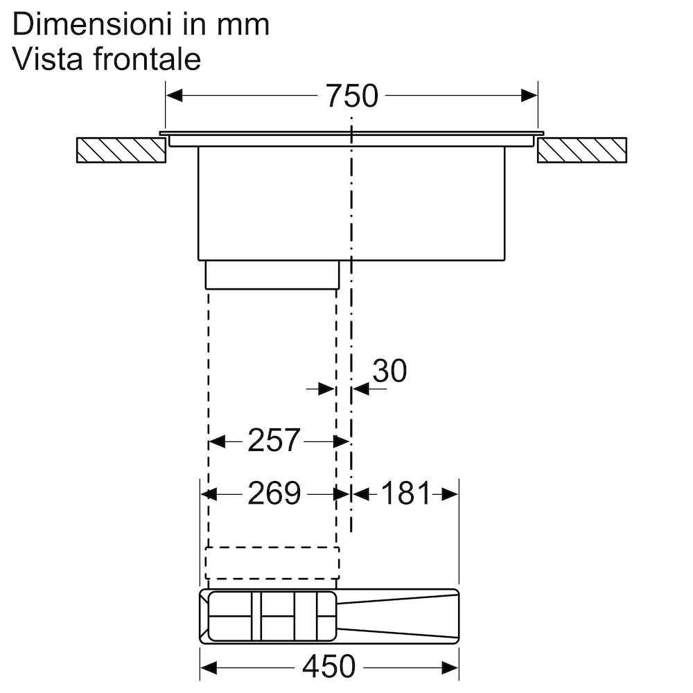 BOSCH PVS831B16E - Piano a induzione Bosch 80 cm