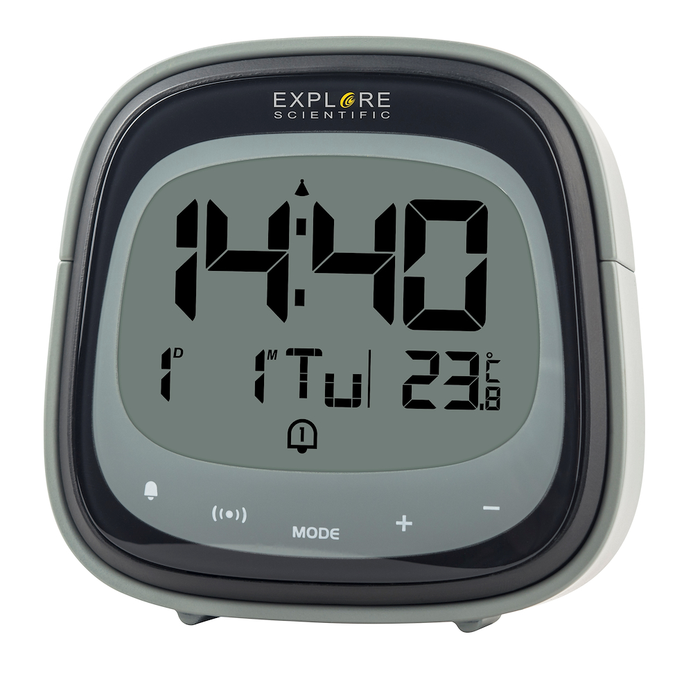 EXPLORE SCIENTIFIC RDC3006 - Digitaluhr mit Radiosteuerung und Snooze-Funktion