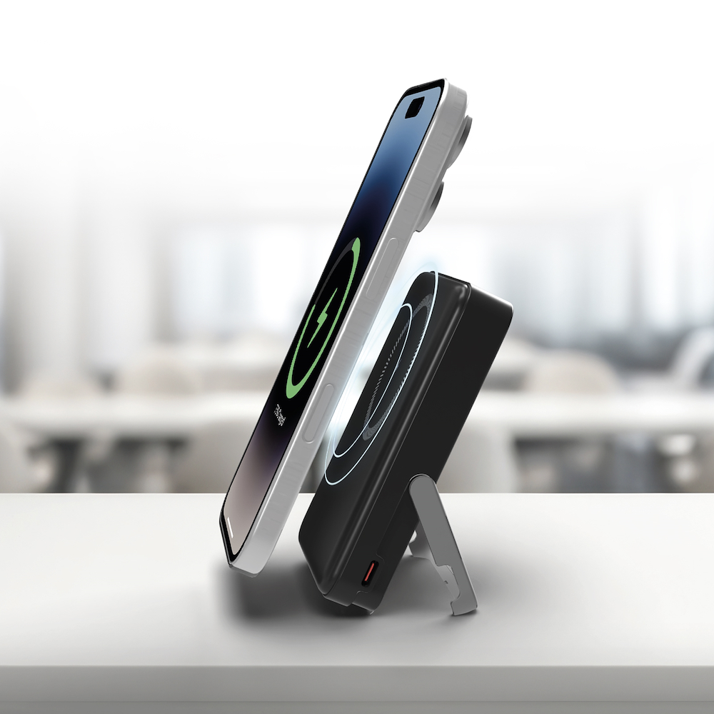 SBS TEBB10000MAGSTAND - Power bank 10000mAh con supporto