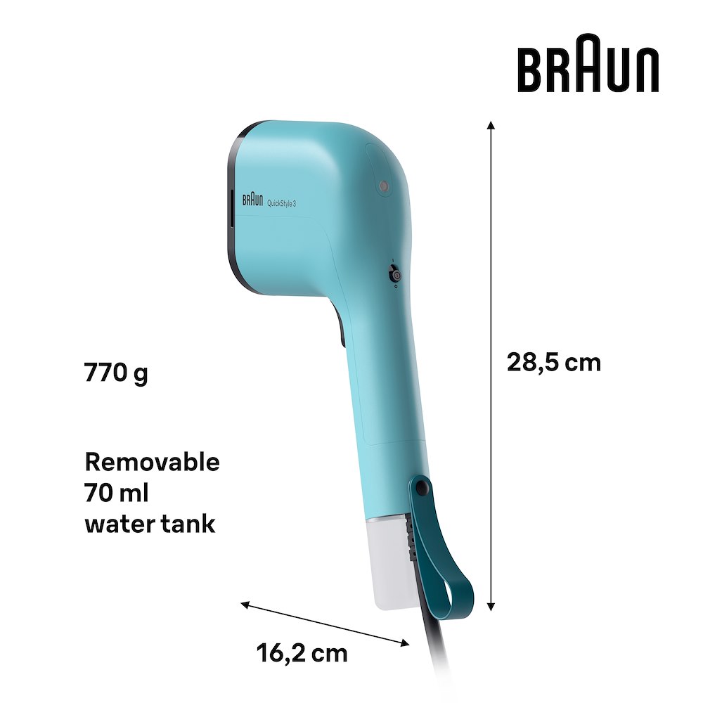 BRAUN GS3013GR - Dampfbügeleisen Vertikal QuickStyle 3