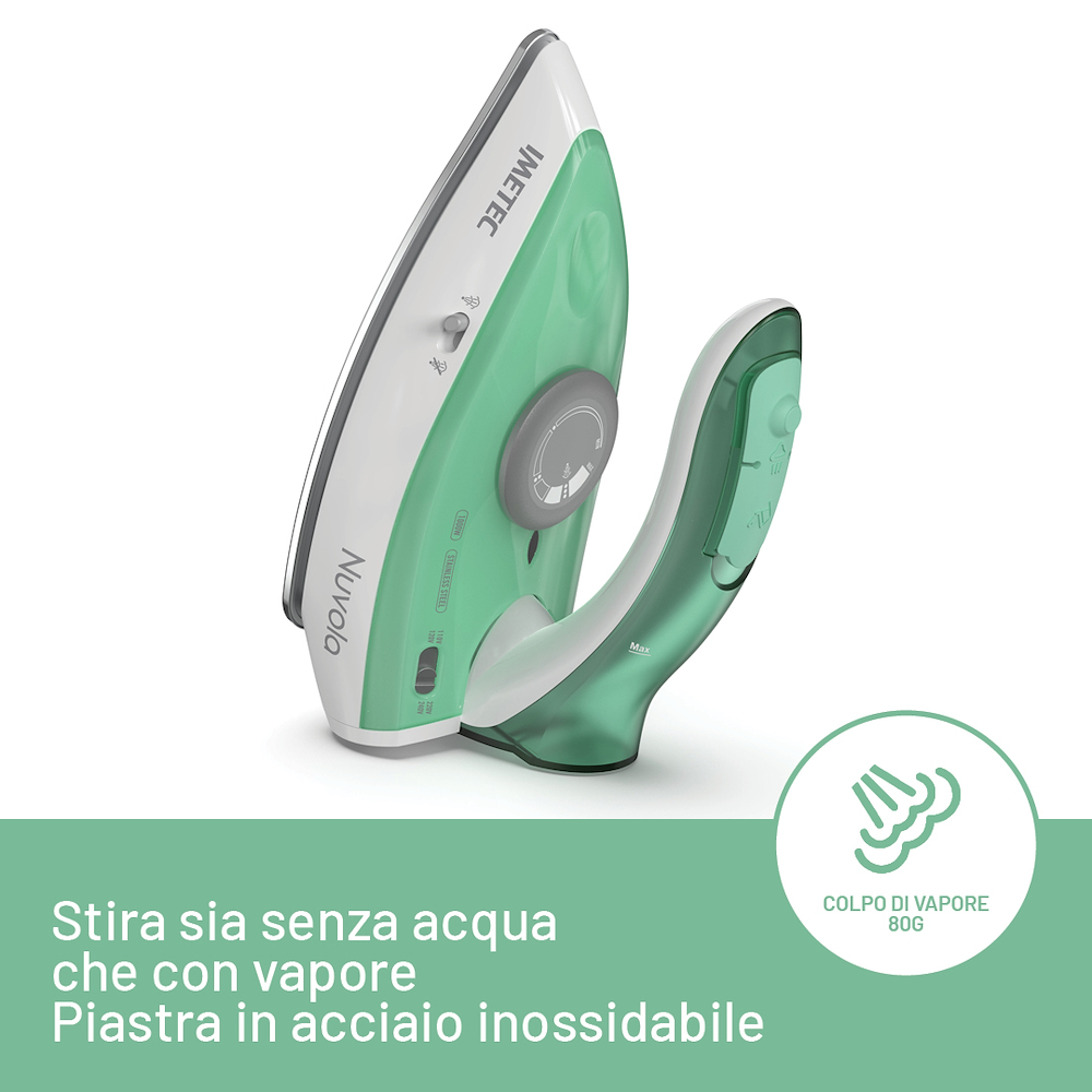 IMETEC 9048 - Ferro da Viaggio Nuvola 1000W
