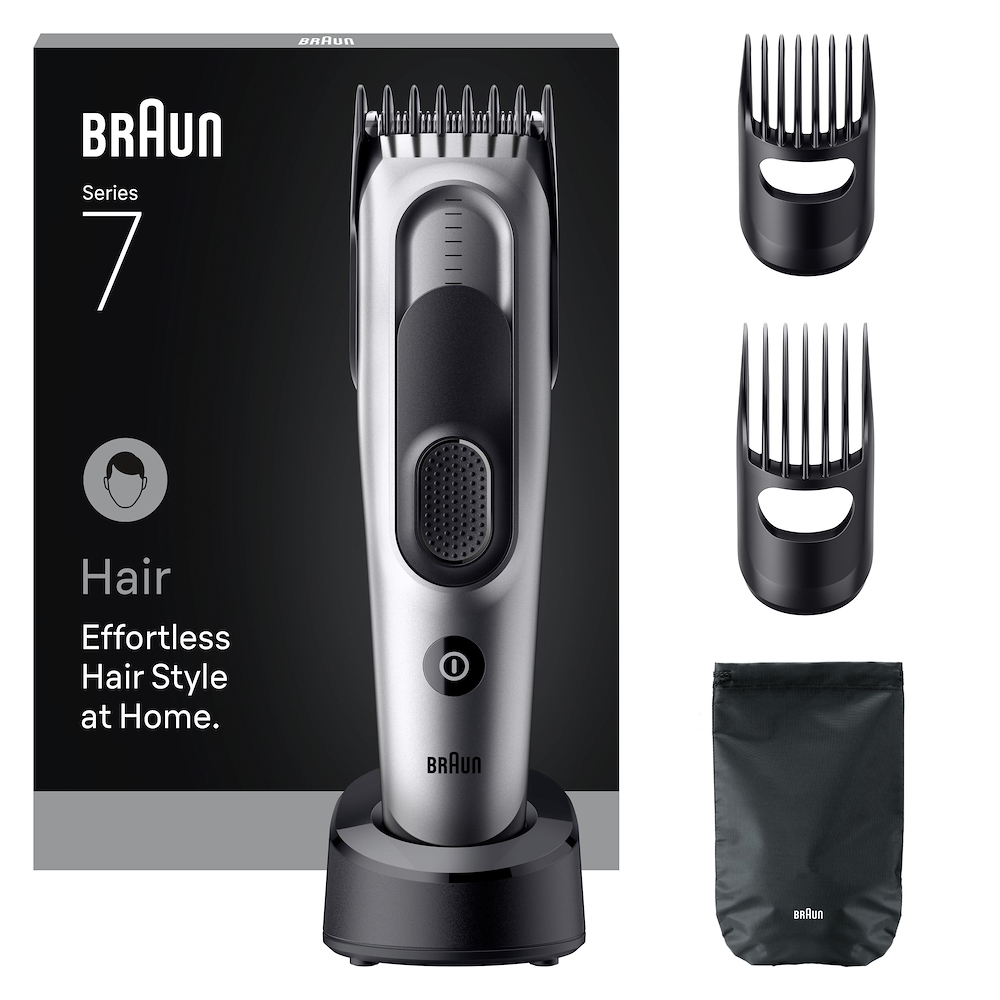 BRAUN HC7590 - Braun Haarschneider Serie 7 mit Styling-Set