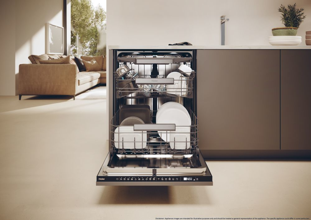 HAIER XI4A4M4PB - Haier 14 Besteck Integrierte Geschirrspüler