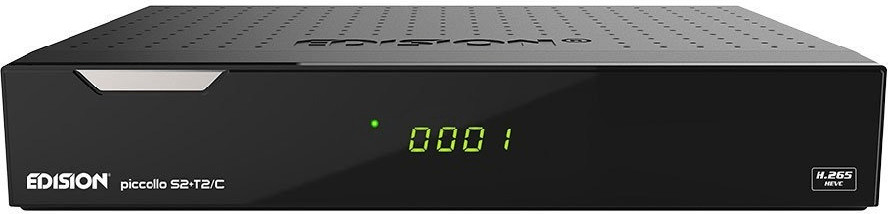 EDISON PICCOLLO - EDISION PICCOLLO S2+T2/C – Full-HD Combo-Receiver mit DVB-S2, DVB-T2/C Tuner und H.265/HEVC-Unterstützung