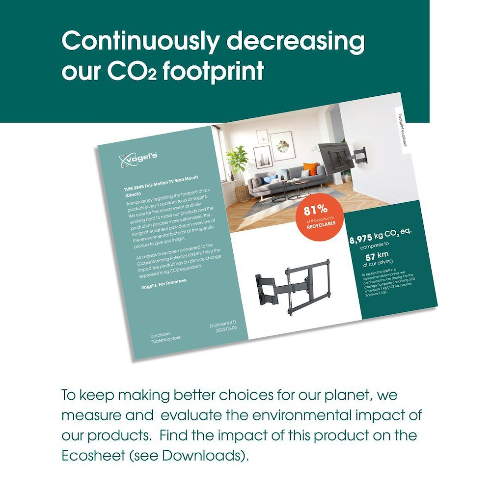 VOGEL'S TVM 1603 - Staffa TV Fissa Fino 100"