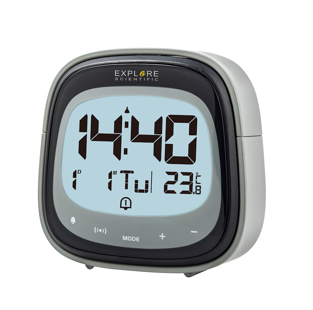 EXPLORE SCIENTIFIC RDC3006 - Digitaluhr mit Radiosteuerung und Snooze-Funktion