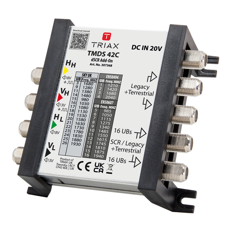 TRIAX 307368 - TMDS 42C dSCR Multiswitch