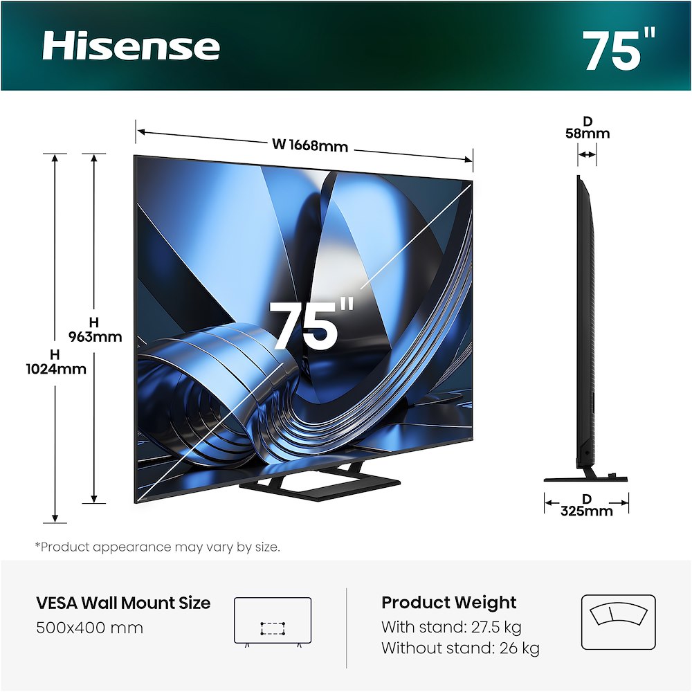 HISENSE 75U79SE - 75" MiniLED 4K Ultra HD Fernseher