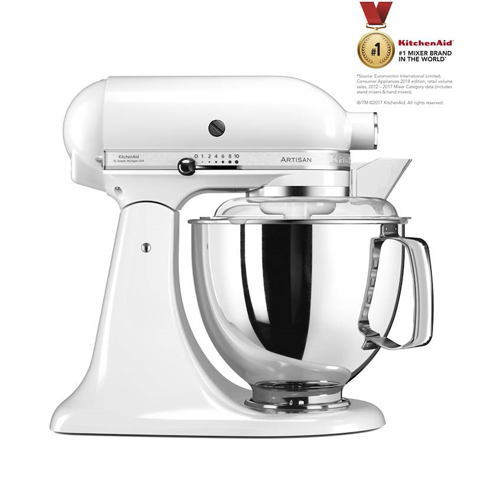 KITCHENAID 5KSM175PSEWH - Küchenmaschine 300W 4,8L Edelstahl