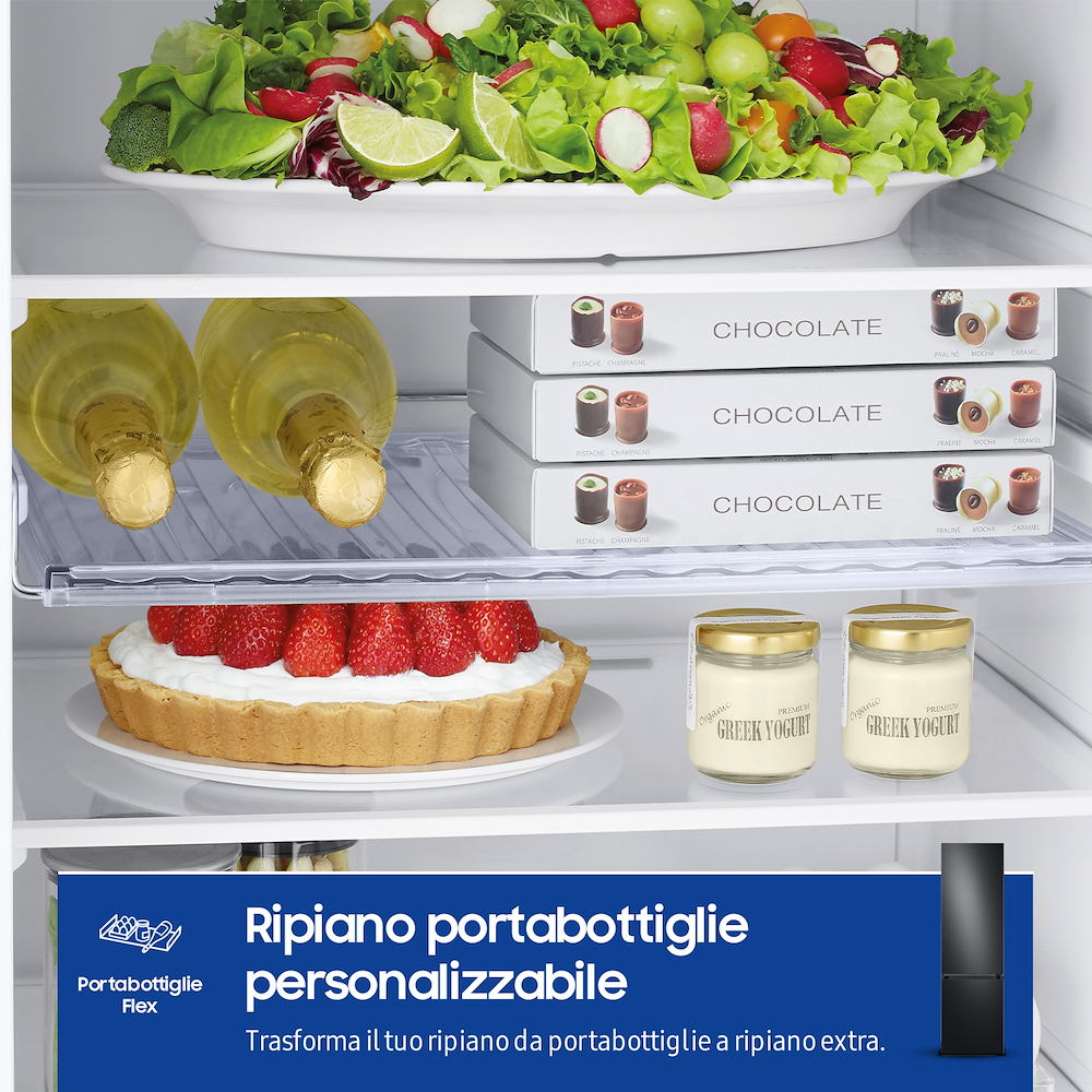 SAMSUNG RB38C7B6AB1 - Frigorifero Combinato Classe A Bespoke