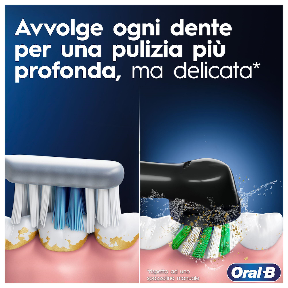 ORAL-B VITALITYPRODUOBLACKBLUE - Oral-B Vitality Pro Duo Spazzolino Elettrico Nero/Blu