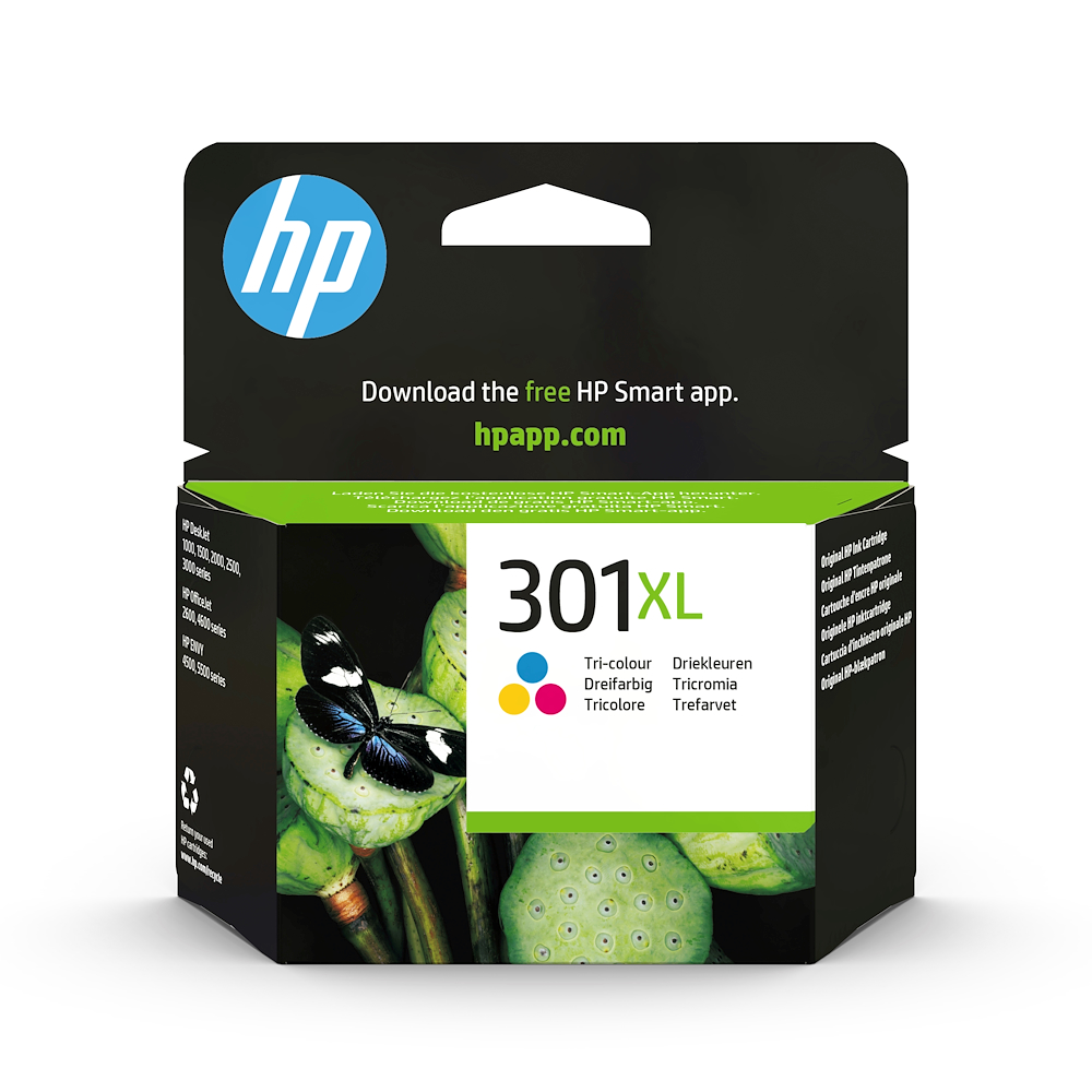 HP CH564EEBL - 301XL Tinte Druckpatrone Tricolor