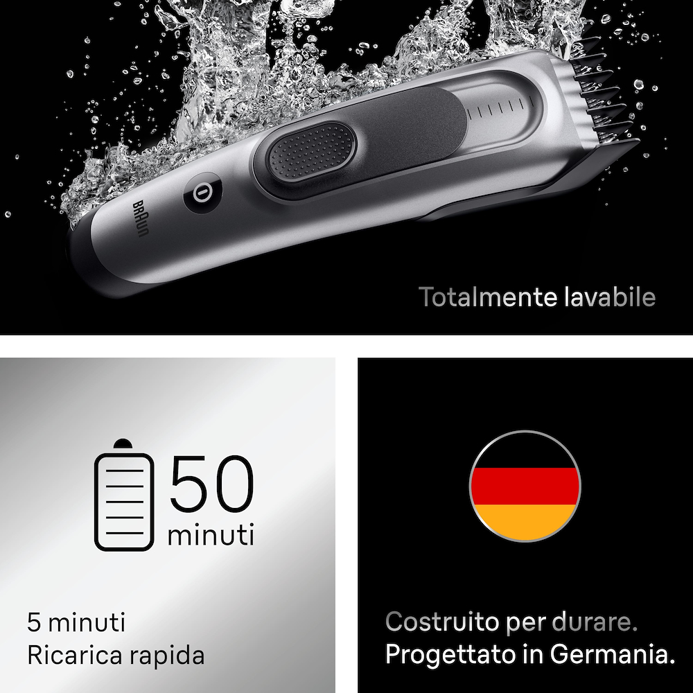 BRAUN HC7590 - Braun Haarschneider Serie 7 mit Styling-Set