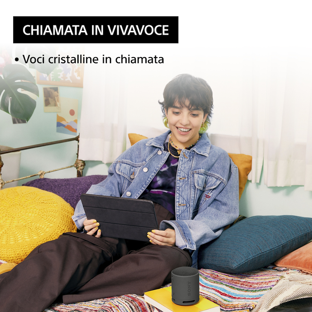 SONY SRSXB100B - Altoparlante wireless mini Sony Extra Bass