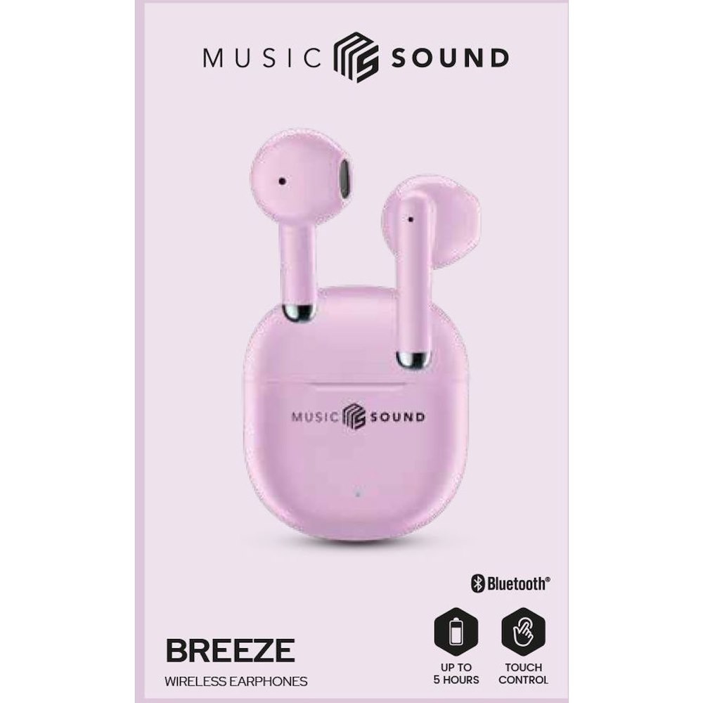 CELLULAR LINE BTMSTWSBREEZEP - Auricolare Bluetooth Rosa