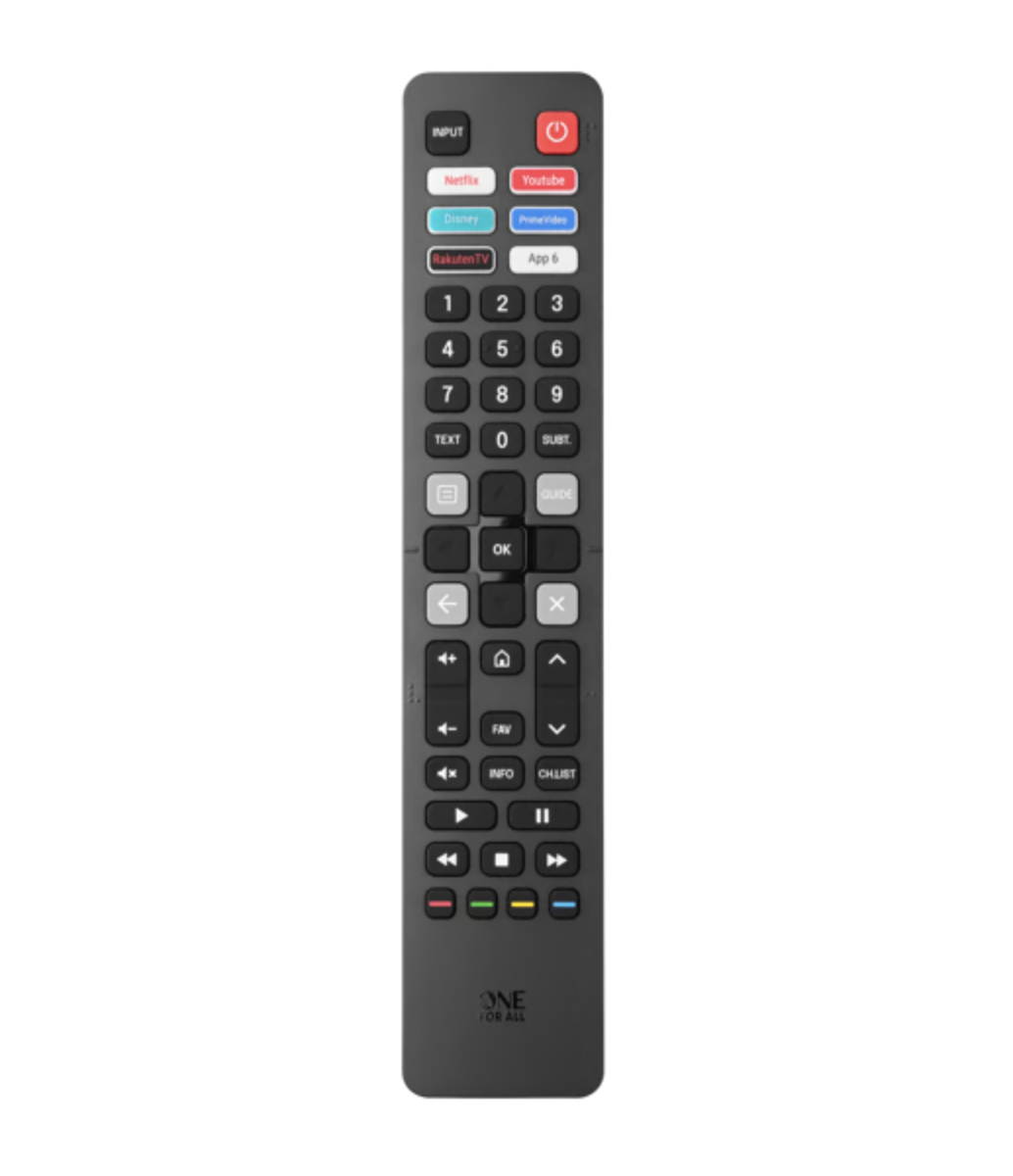 ONE FOR ALL URC4916 - Hisense TV Ersatzfernbedienung