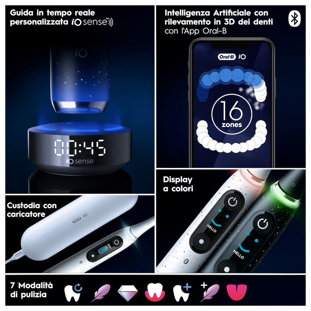 ORAL-B IO10WHITE - Oral-B iO Series 10 Elektrische Zahnbürste Weiß ORAL-B IO10WHITE - Oral-B iO Series 10 Elektrische Zahnbürste Weiß