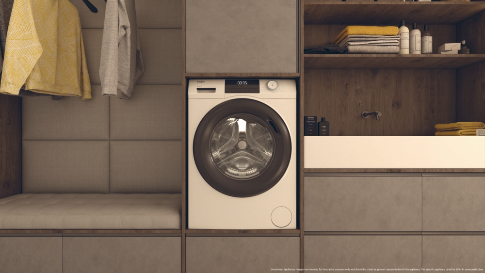 HAIER HW80BP14929AS - Lavatrice  8 kg 1400 giri Bianco