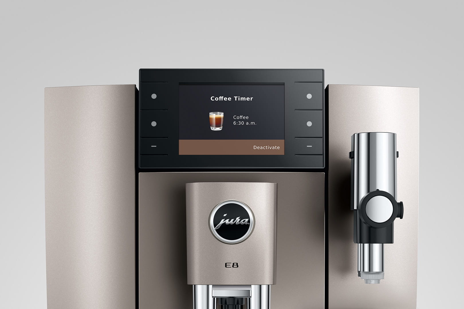 JURA E8MIDNIGHTSILVER - Macchina da caffè automatica Midnight Silver