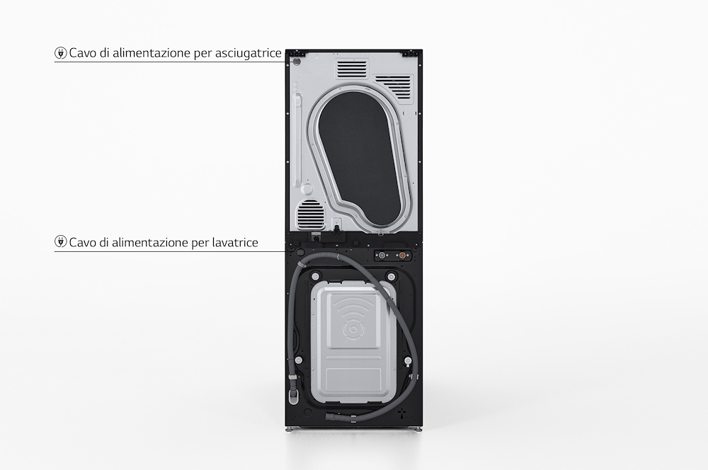 LG WT1210BBF - Waschturm 12/10kg Wi-Fi Schwarz