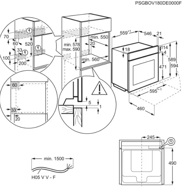 AEG TP9SB83FAB - Forno a vapore da incasso nero SteamPro