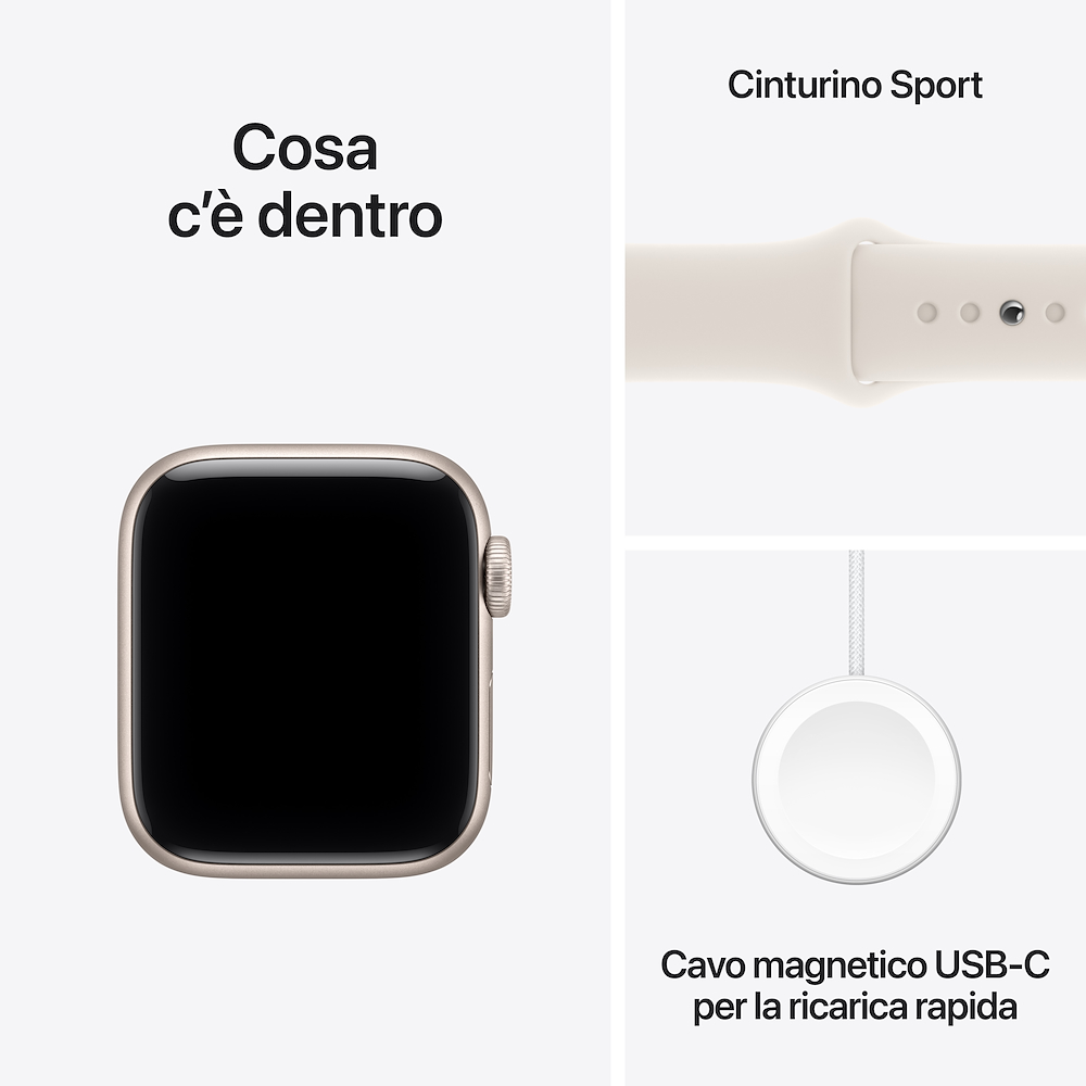 APPLE MEH34QLA - Apple Watch SE 3 Galassia 40mm