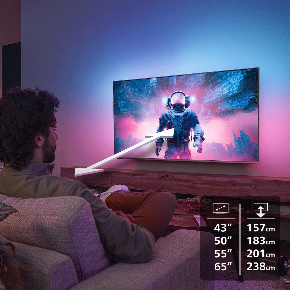 PHILIPS 43PQS8501 0761229 TV QLED 43"UHD 4K DVBT2/S2 SMART TITAN AMBILIGHT