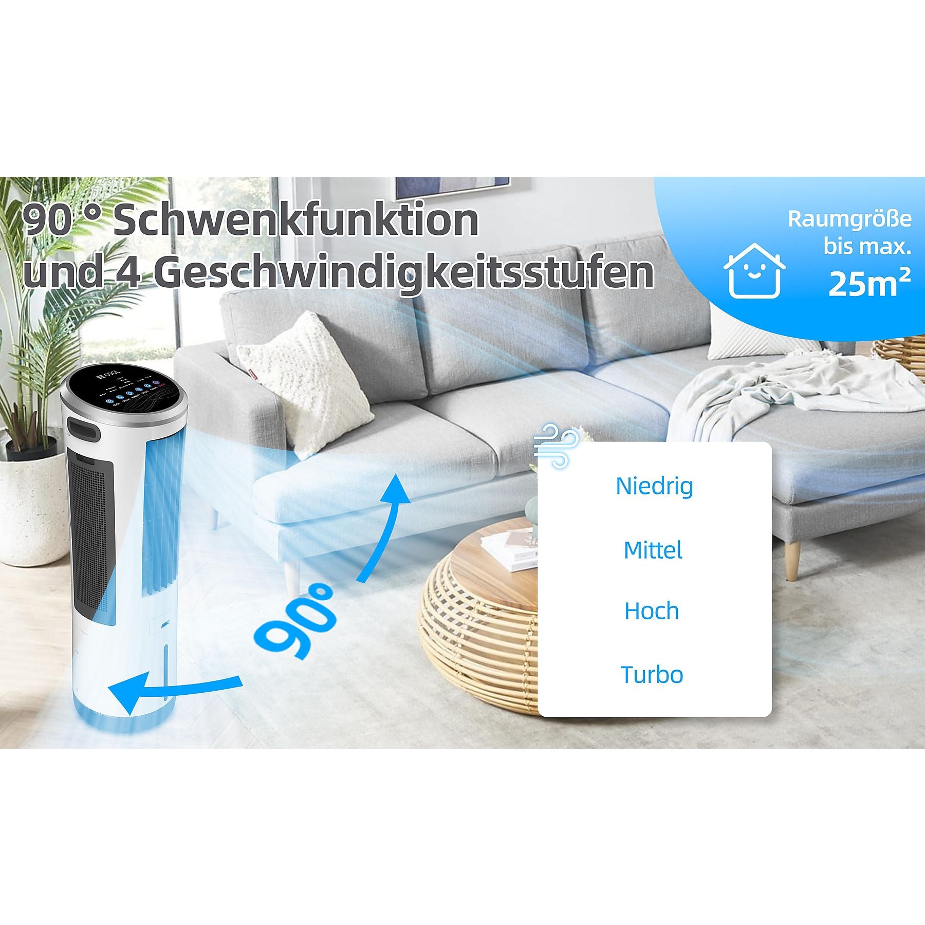 BE COOL BC18AC2301IKF - Raffrescatore con repellente zanzare
