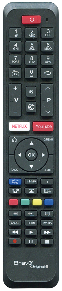 BRAVO ORIGINAL6 - Fernbedienung für Telefunken TV